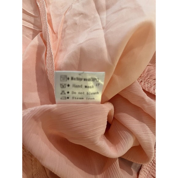 zescia womans sexy long sleeve dress w/tie, smocked waist sz womans sm NWT - Picture 13 of 14